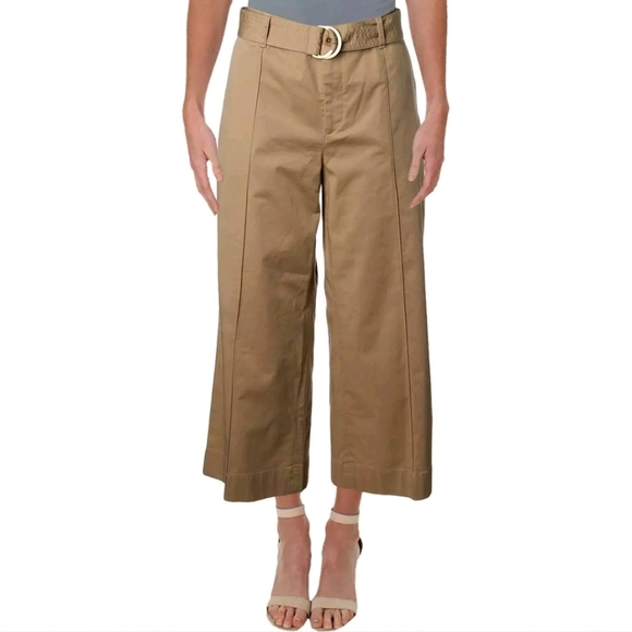Ralph Lauren Pants - Ralph Lauren belt cropped khaki pants capris 2 4